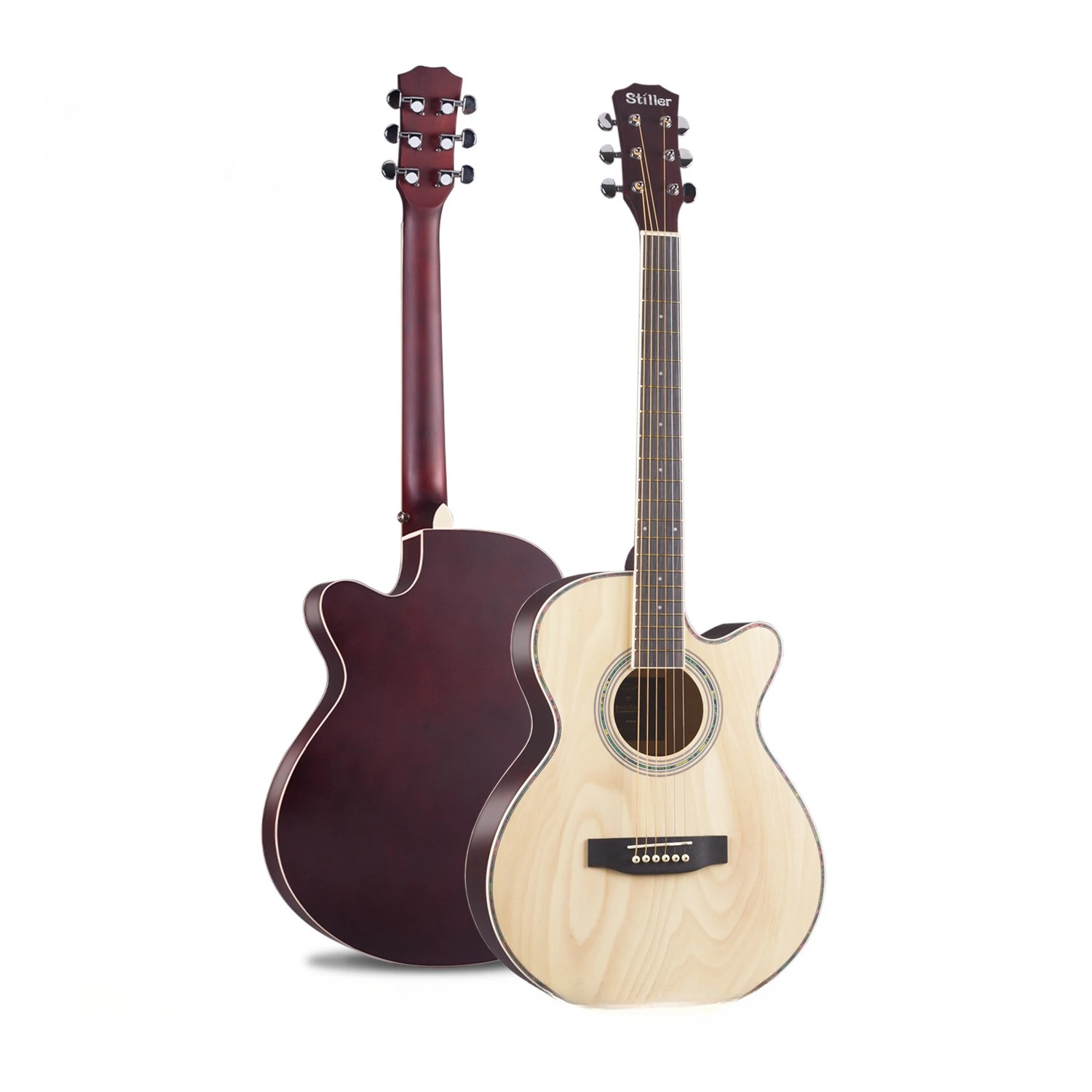 

Thin Acoustic Guitar Beginner Guitar 40 Basswood Guitar