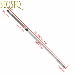 Drive Shaft Length 6B4-45501-10 Suitable for Yamaha 9.9HP 15HP 2-Stroke 15D Outboard Motor 6B4-4501 Boat Replacement Parts