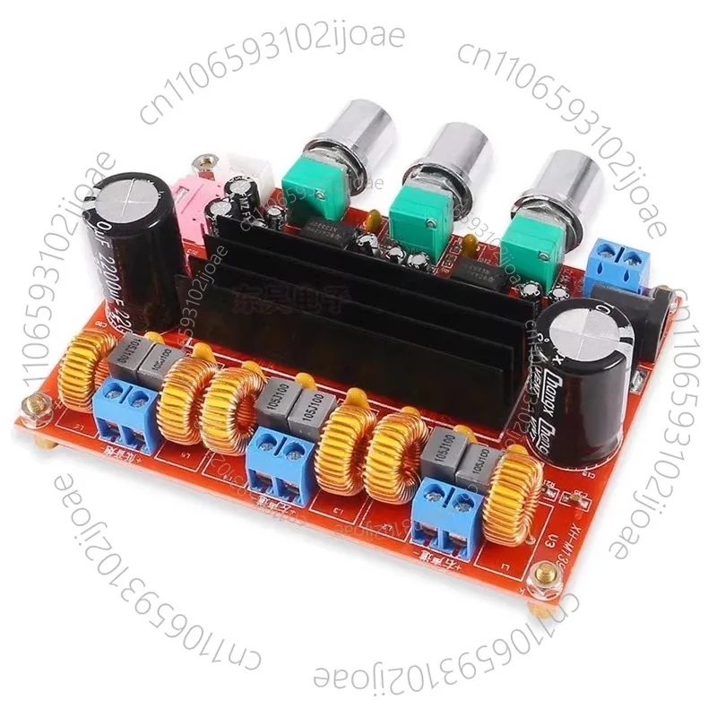 XH-M139 Digital Amplifier Board 2.1 Channel 2*50W+100W Subwoofer TPA3116D2 Power Supply 12-24V 2315646