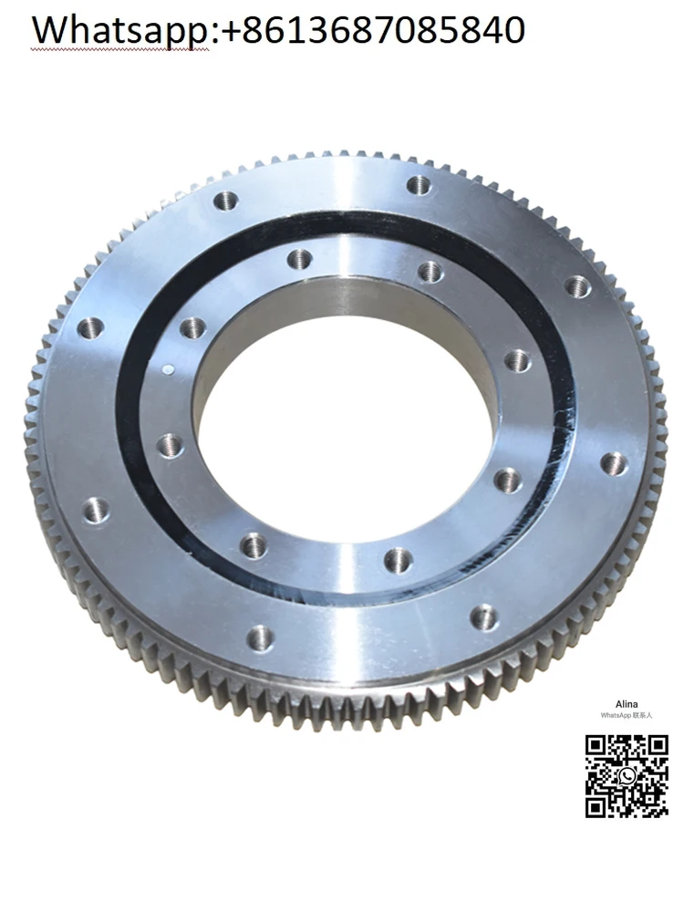 

Поворотный подшипник 011, внешние зубья, тонкая и легкая серия, небольшой поворотный подшипник для захвата древесины, поддержка вращения оборудования