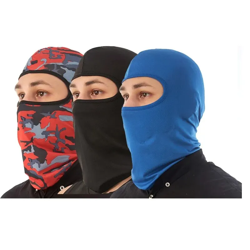 Sports Ice Silk Sunscreen Mask Windproof Dustproof Masked Hood Riding Headcovers Sports Bandana Breathable Riding Masks