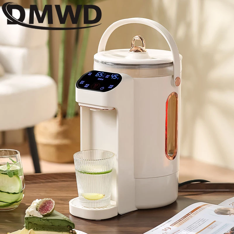 DMWD Electric Water Dispenser Desktop Thermal Insulation Electric Kettle 12-gears Temperature Regulation Water Boiled Machine