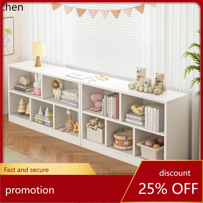 

LXC Bedside Storage Rack Bedroom Floor Bookshelf Living Room Low Cabinet Wall-Mounted Simple Storage