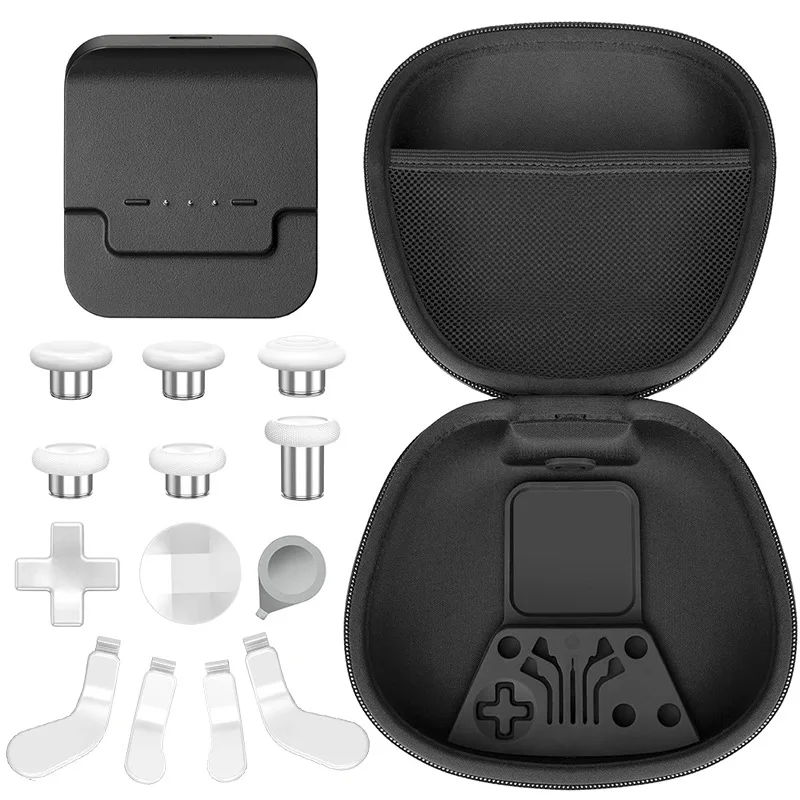 

Component Pack for Xbox Elite Series 2 Elite 2 Controller Carrying Case Bag Charging Dock 4 Paddles 2 DPads 6 Thumbsticks Stick