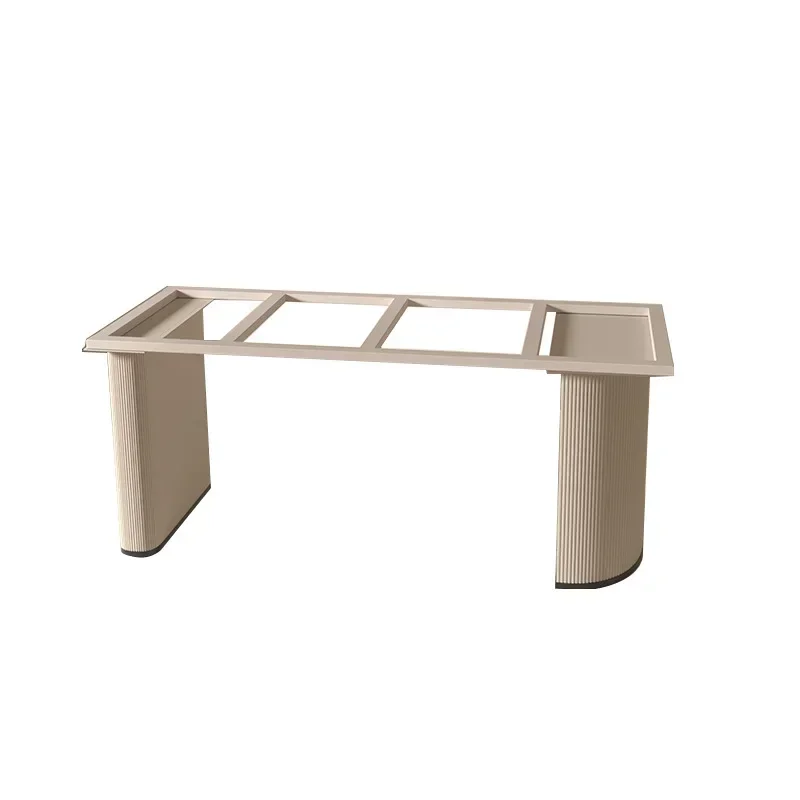 Large board table leg frame metal island, table foot bracket desk, table leg simple wrought iron bracket