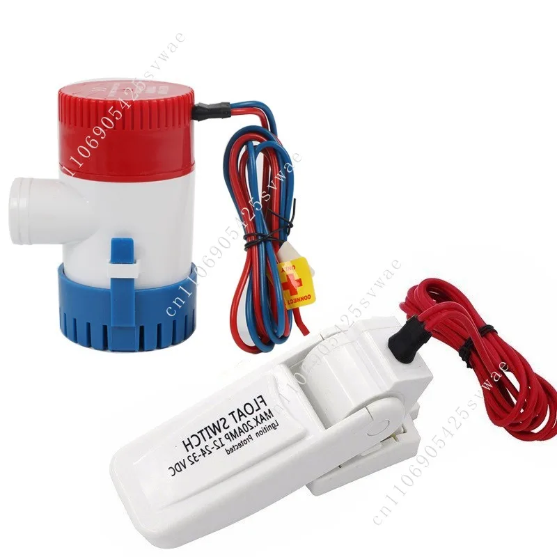 

Bilge Pump, Marine Drainage Pump, DC Submersible Pump, Micro Water Pump 1100gph Gallon RV Water Supply Pump