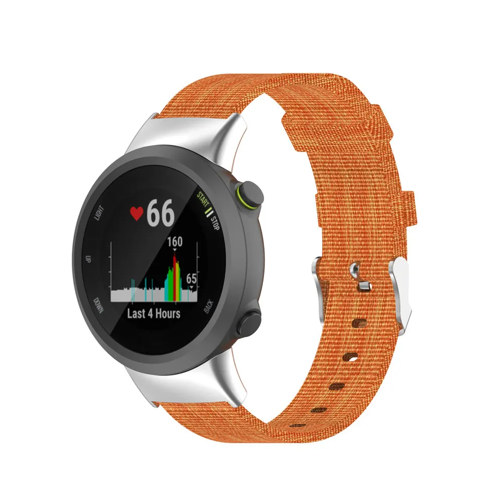 Nylonowy inteligentny pasek do zegarków dla Garmin Forerunner 45 45s sportowy pasek na rękę z narzędziem do Garmin Swim 2 bransoletka Correa akcesoria