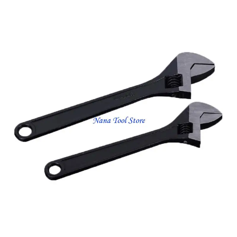 31GJ Adjustable Wrench Bathroom Ratchet Wrench Electrician Household Mechanic Woodworking Wrench 8/10/12inch