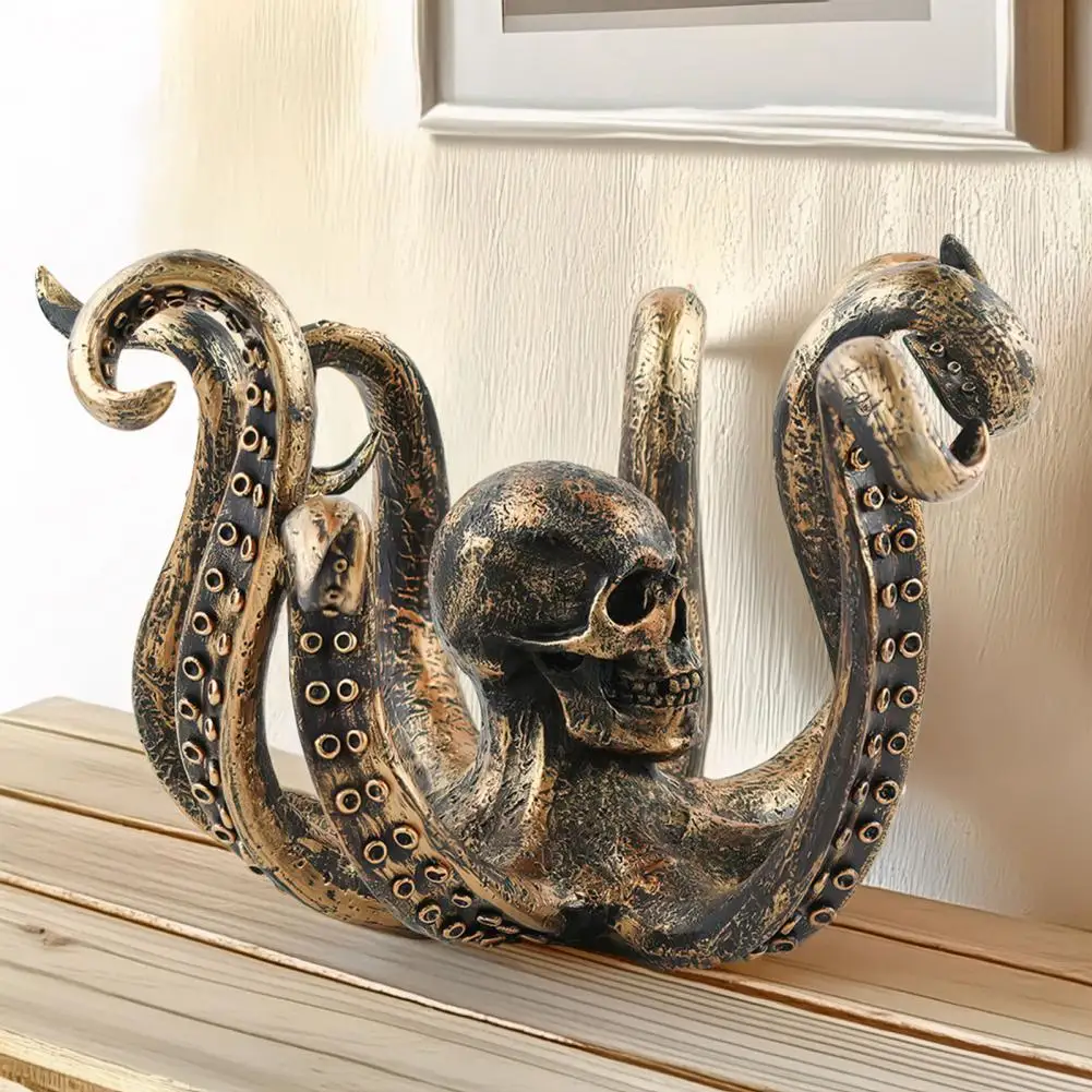 Octopus Key Holder Desktop Octopus Decor Octopus Mug Holder Resin Sea Figurine Coffee Cup Organizer Stand Rack Kitchen for Home