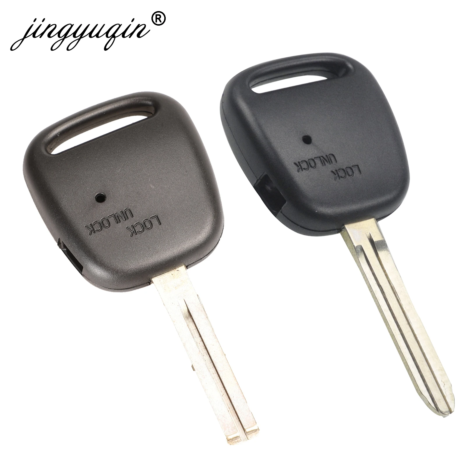 Jingyuqin TOY43/Toy40 Schlüsselgehäuse für TOYOTA Carina Estima Harrier Previa Corolla Celica mit 1/2 Seitenknöpfen