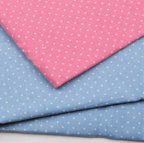 Bundle Fabric Bundle Polka Dot Fabric Bundle Colorful Pokla Dots Style Linen Bundle 7 Fat 8th Quarters Pieces each 15\