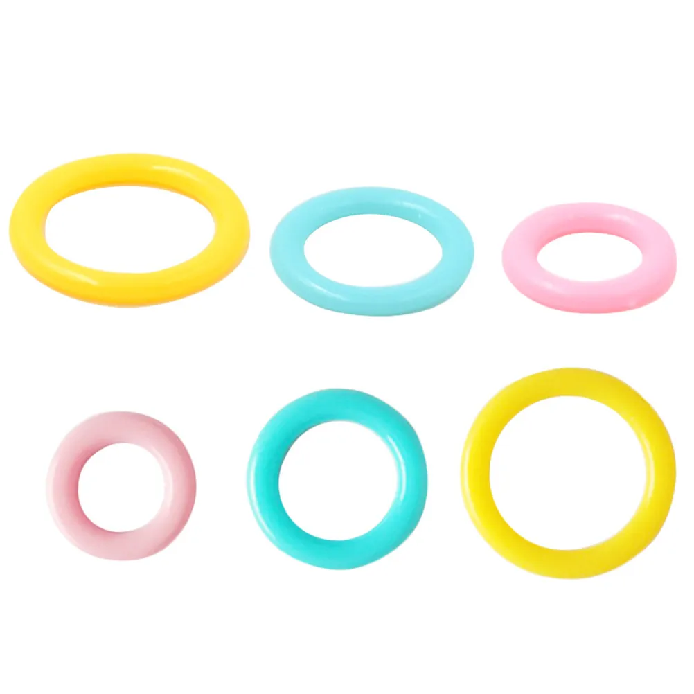 120Pcs Knitting Stitch Markers Soft Flexible Plastic Locking Circle Stitch Clips for Crochet Sweaters Scarves DIY Craft