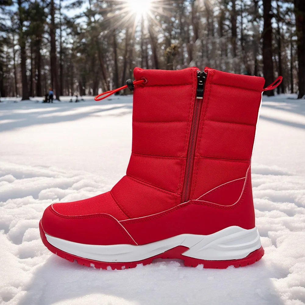 

Women's Men's Snow Boots Waterproof Winter Boots Warm Fur Lined Winter Snow Boots Insulated for Walking Hiking