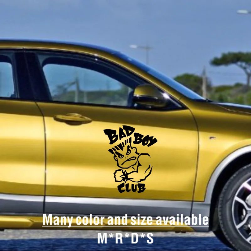 Bad Boy Club Personality Car Stickers Pvc Fashion Auto Style Window Decoration Accessories Decals Customization Colors