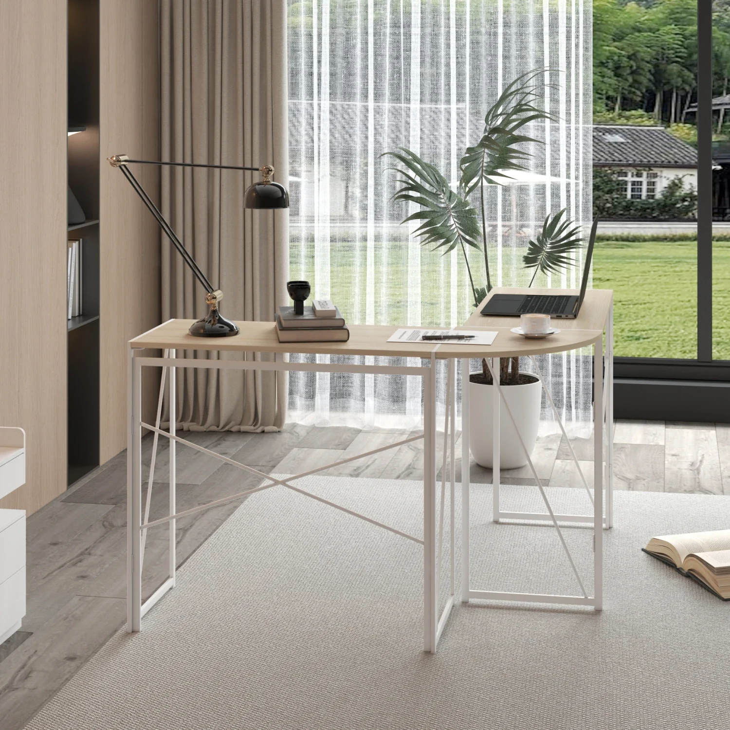 Modern Design L-Shaped Desk Corner Computer Desk PC laptop Computer Table Study Desk Home Office desk