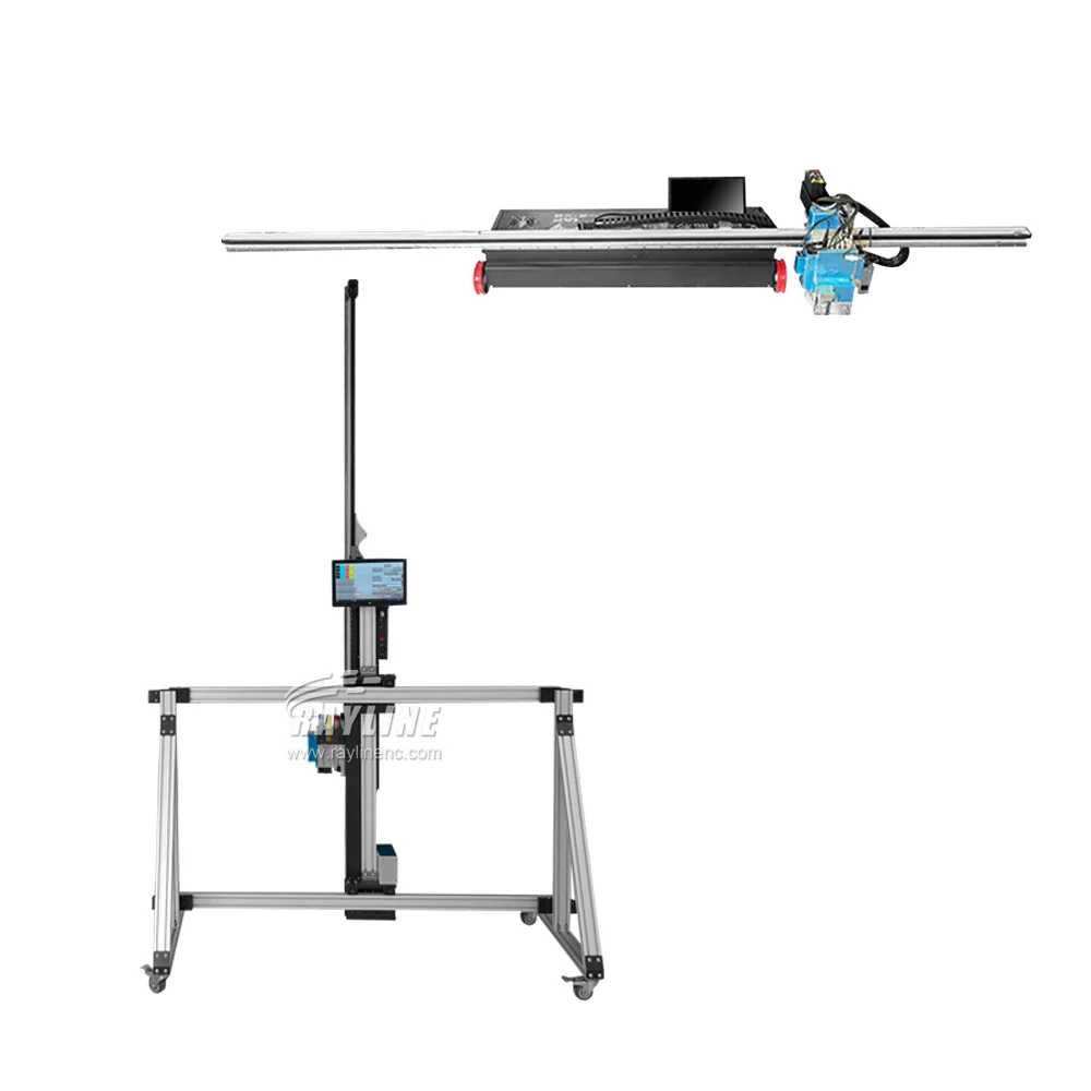 Wall/ground 2 in 1 AI 4K Wall PrinterAutomatic Splitting/Positioning Images Unlimited Length/Width Wall Printing Machine