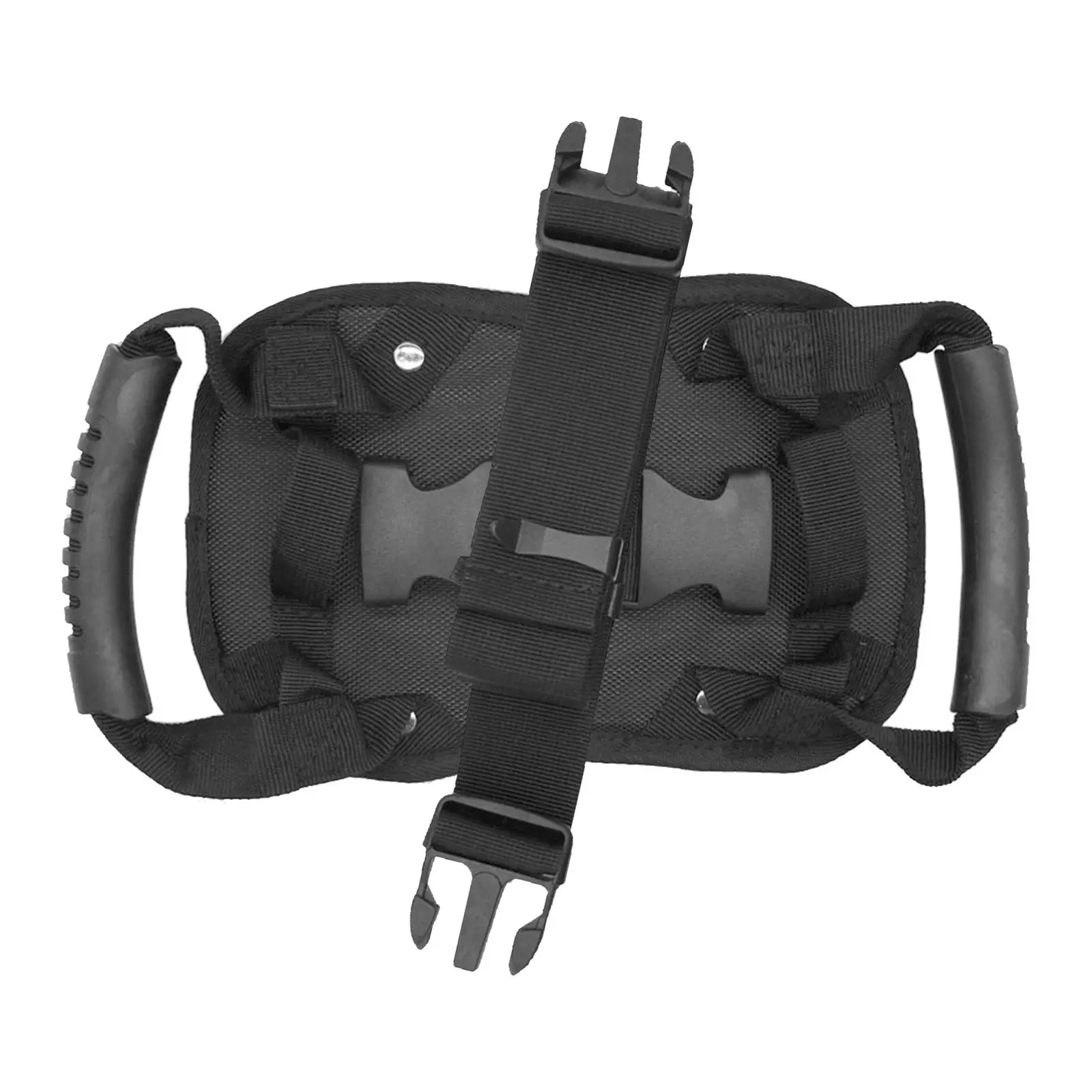 

Motorbike Rear Seat Handle Adjustable Safety Grip Belt Built-in PP Board Breathable 3D Mesh for Motorcycle Electric Bike Atv
