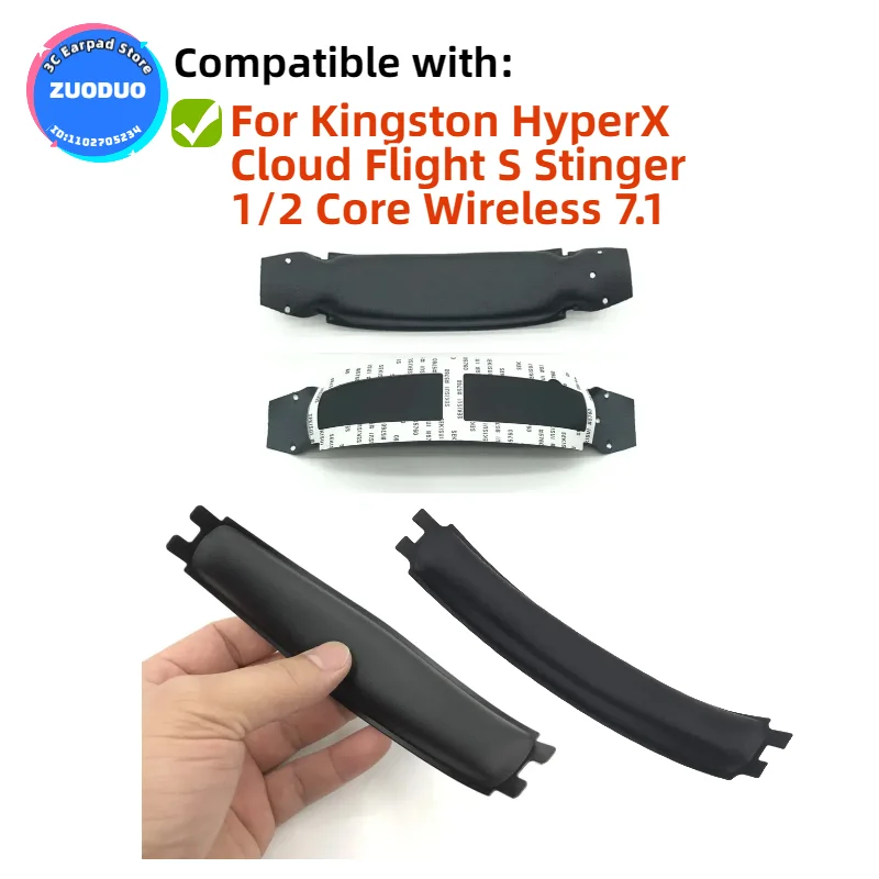 

Replacement For Kingston HyperX Cloud Flight S Stinger 1/2 Core Wireless 7.1 Headphones Head Beam Sleeve Cover