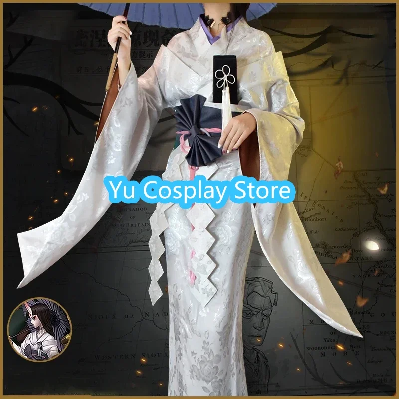 

Game Identity V Regulator Michiko Cosplay Costume Women Deluxe Kimono Halloween Carnival Uniforms Fancy Dress Custom Made