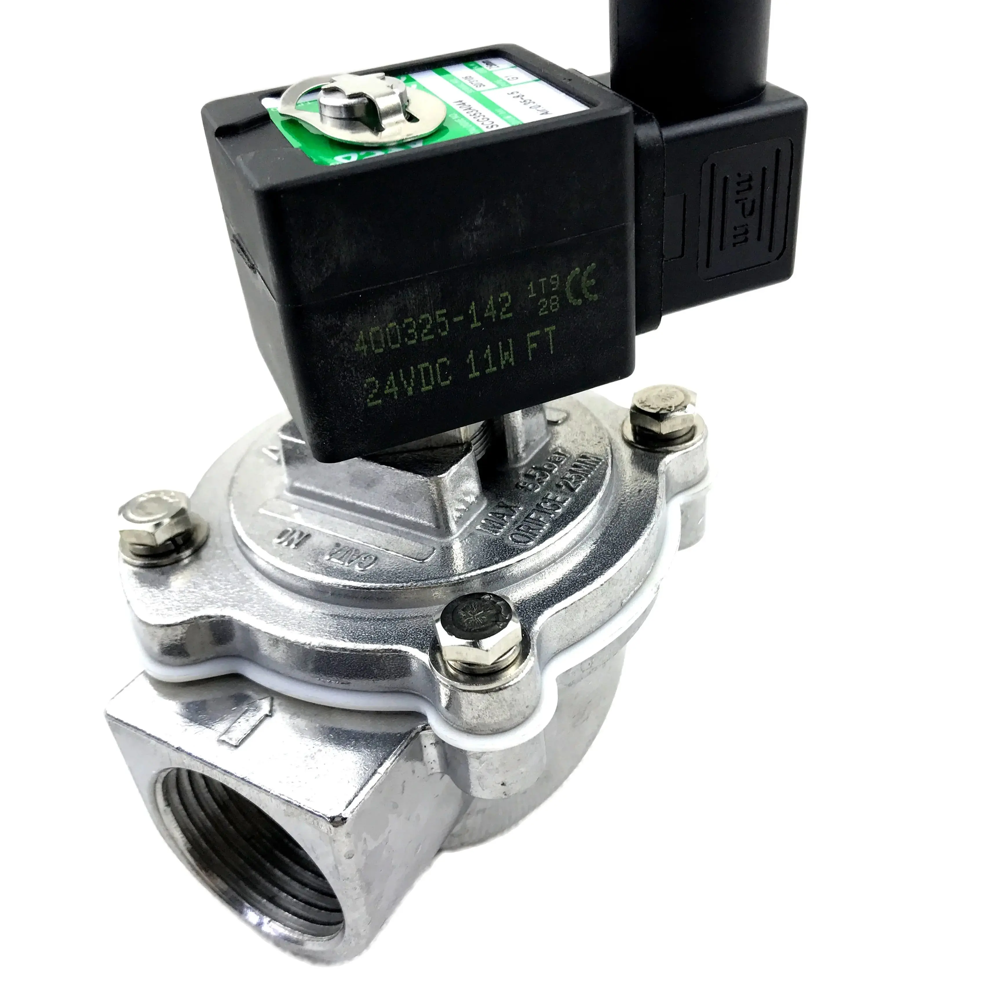 Detalle 1 de Electroválvula SCG353A044 Air Pulse Jet Valves ASCO 1 Inch Aluminium Body NBR Seal Series 353 Dust Collector Pulse Valve Neumática