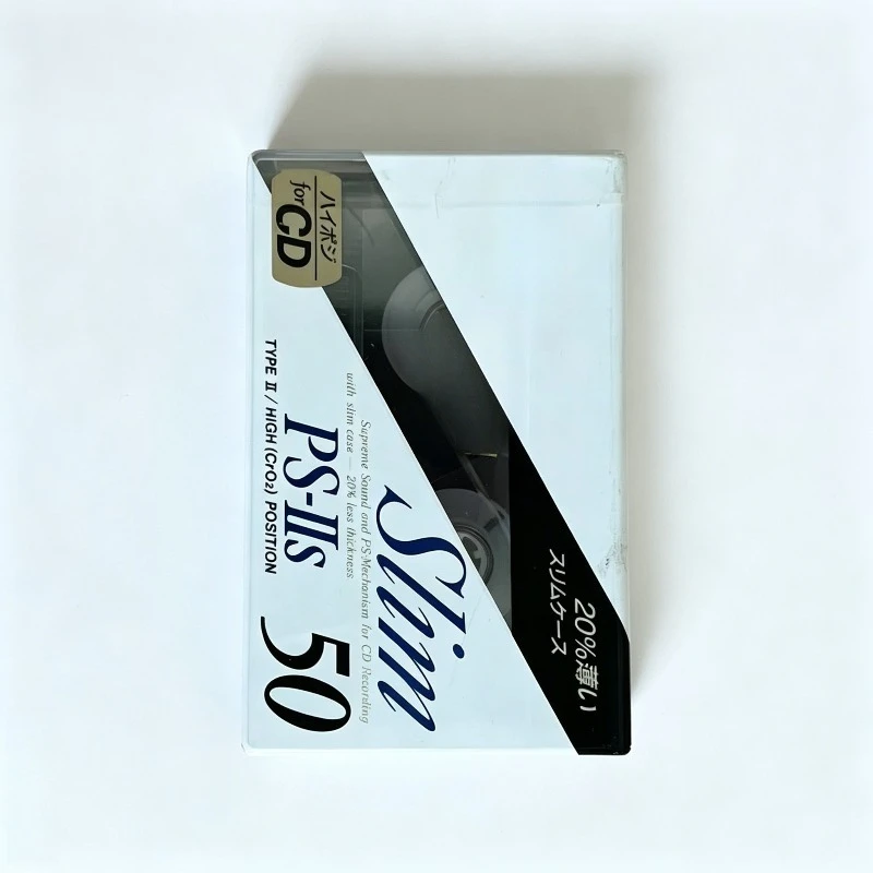 100% Original New For Axia PSIIS 50min JP 1990 Mid-High Grade Type II Blank Cassette For Recording & Duplication