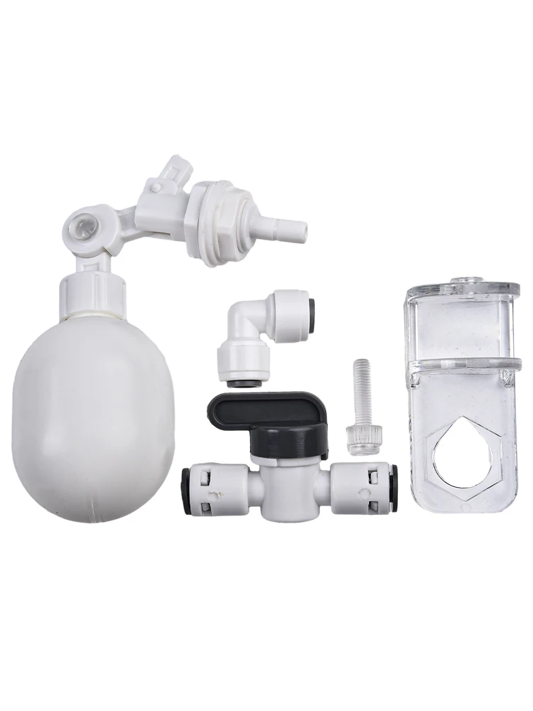 for acrylic Float Ball Valve Shut for Automatic Water Fill Aquarium with 16/12 Water Pipes and Adjustable Water Level