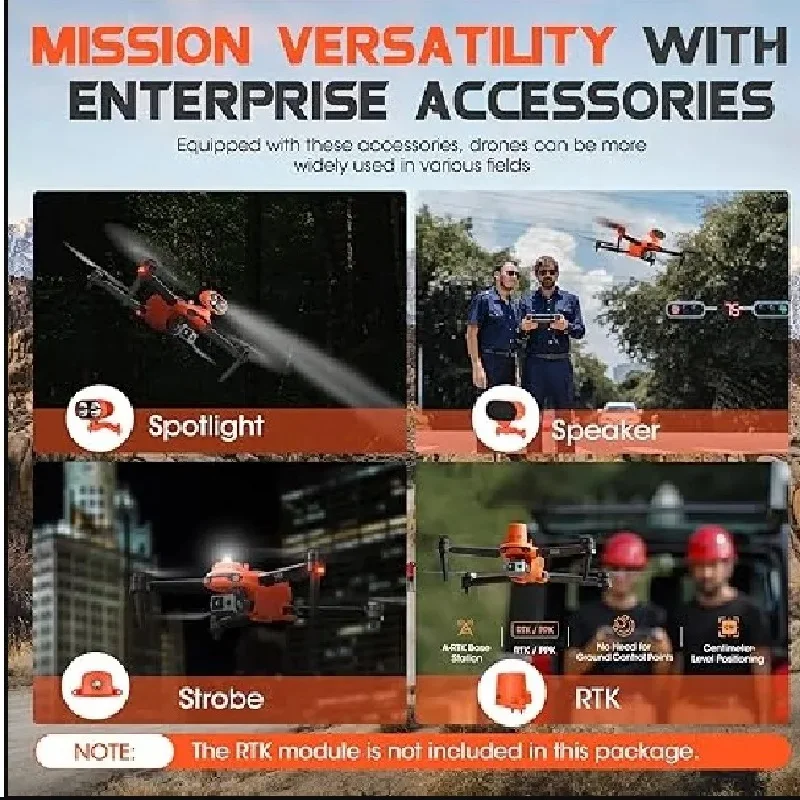 Autel Robotics 2025 Nueva cámara Drone EVO II Dual 640T Enterprise V3 6K Accesorios incluidos Controlador inteligente V3 de 7,9"
