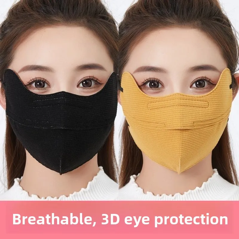 

Thiened осенне-зимняя маска, женская теплая защита от запотевания, защита от холода, хлопок, поясная маска для лица, большой размер