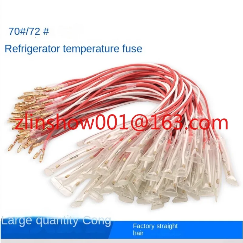 Refrigerator Temperature Fuse Second Line 70/72 ℃ 250/Fiberglass Refrigerator Accessories