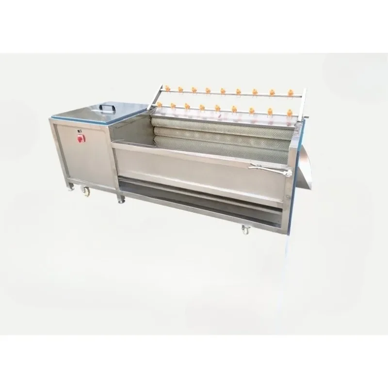 Potato purple potato peeling machine, automatic wool roller oyster cleaning equipment