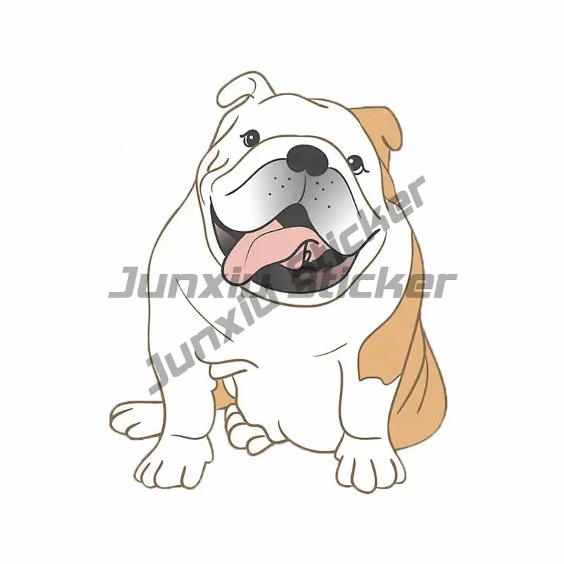

For English Bulldog Repair Car Sticker Auto Refrigerator Decal Car Accessories Motorcycle Bumper Decor