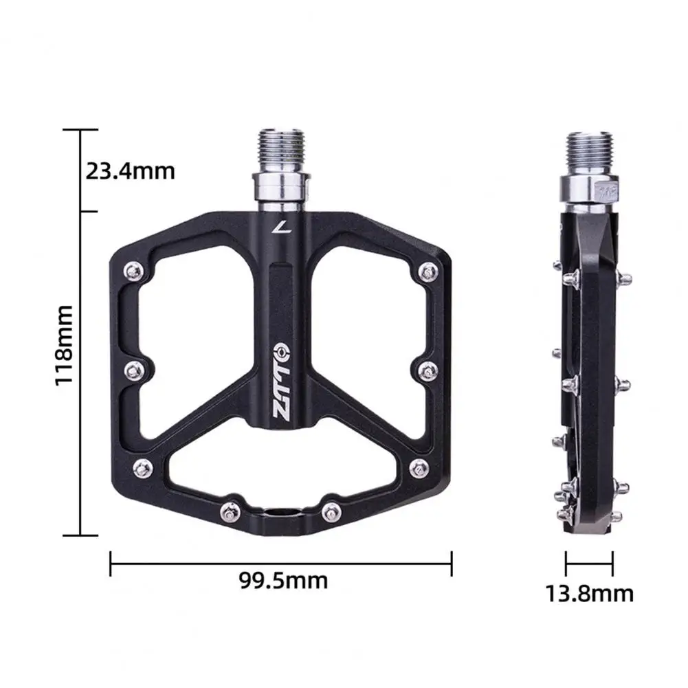 1Pair Bicycle Pedal ZTTO Ultralight Aluminum Alloy Bicycle Bearing Pedal for MTB Bicycle Parts