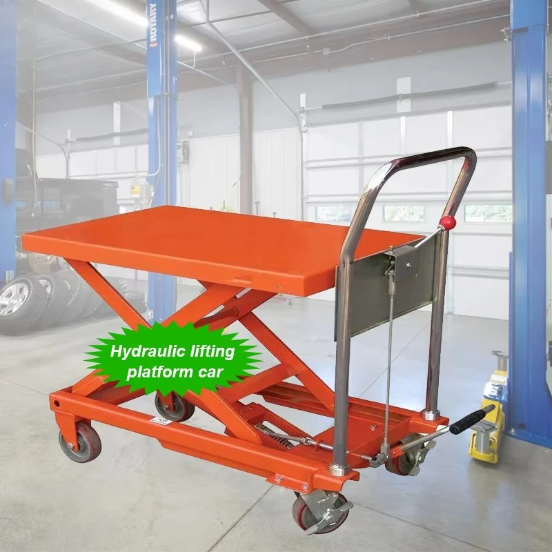 

High Quality Lift Tables 200KG 500kg Hydraulic Car Scissor Lift Table Platform New Forklift Lift Trolley