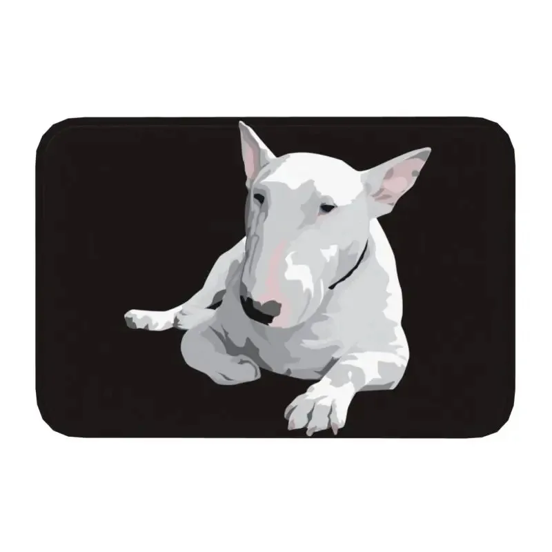 Staffordshire Bull Terrier Dog Door Floor Kitchen Bath Mats Outdoor EBT Cute Love Doormat Garage Entrance Rug Carpet Footpad