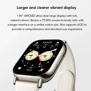 小米 Redmi Watch 5 Lite 全球版,1.96 吋 AMOLED 螢幕,支援藍牙通話、GNSS 定位,擁有 150 多種運動模式,防水 5ATM。 10 最佳銷售 紅米智慧手錶 - №5