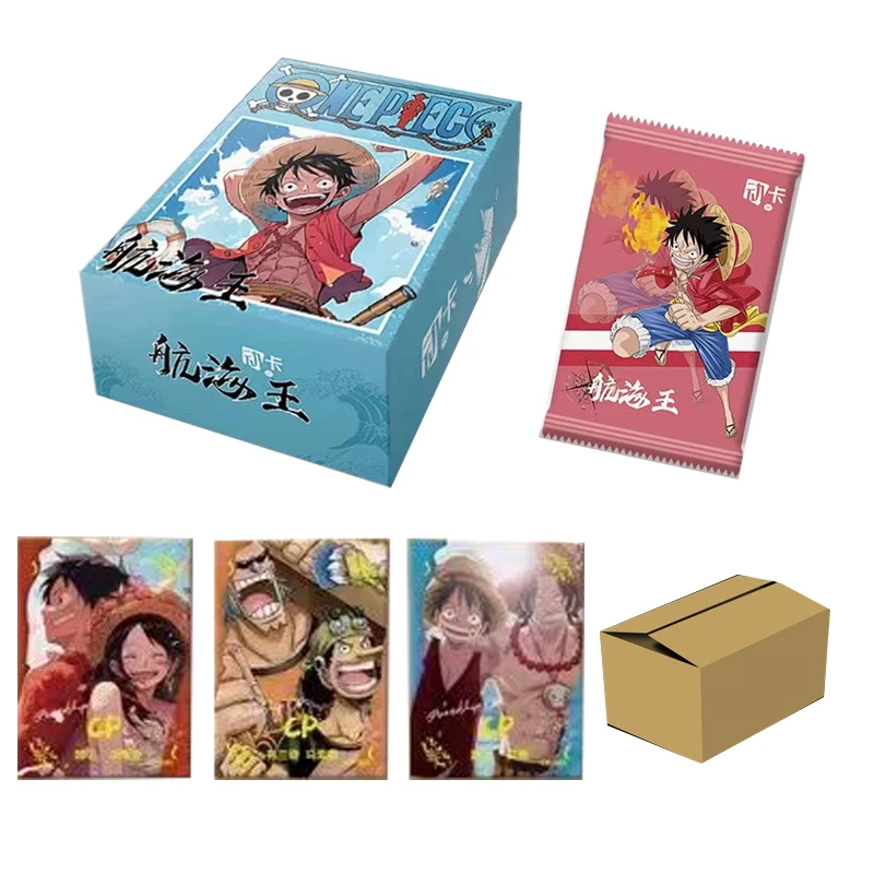 

Wholesales One Piece Collection Cards Booster Box DONGKA Dropper Card Film Card Rare Anime 1Case Playing Cards