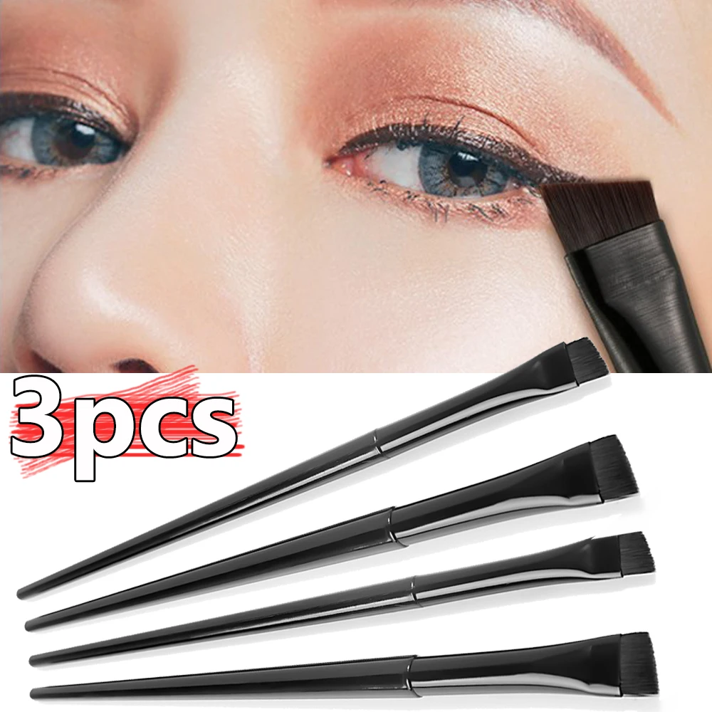 Blade Eyeliner Brush Fine nylon Brush Thin Smooth Eyebrow Brushes Eye Liner Brow Contour Makeup Brushes Cosmetic Beauty Tools