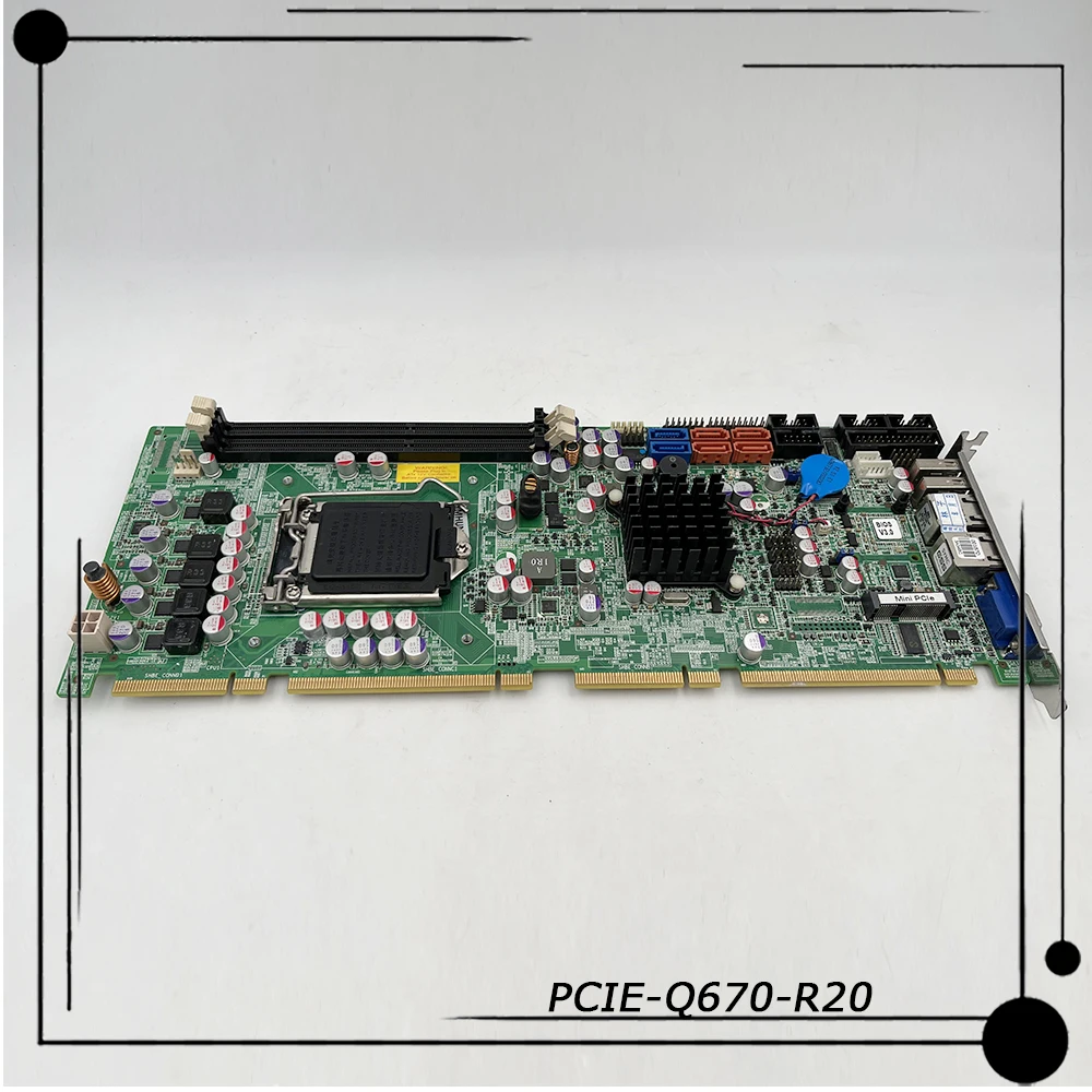 

PCIE-Q670-R20 For Industrial Computer Motherboard PICMG 1.3 Full Length Motherboard