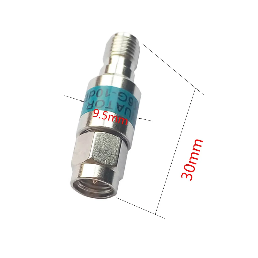 1 قطعة 2 واط المخفف DC-6 جيجا هرتز النحاس مطلية بالذهب RF التوهين المحوري SMA ذكر إلى SMA أنثى SMA-JK محول موصلات قطري