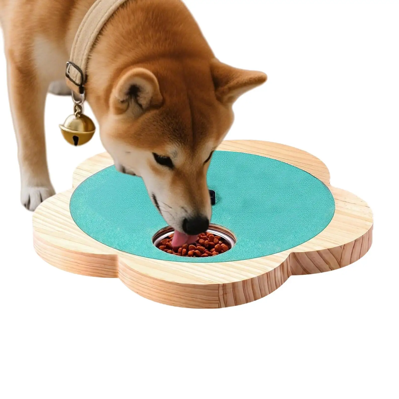 Dog File Board With Treat Box Wooden Rotating Adjustable Resistance Puppy Scratching Pad Nail File Board For Puppy Training