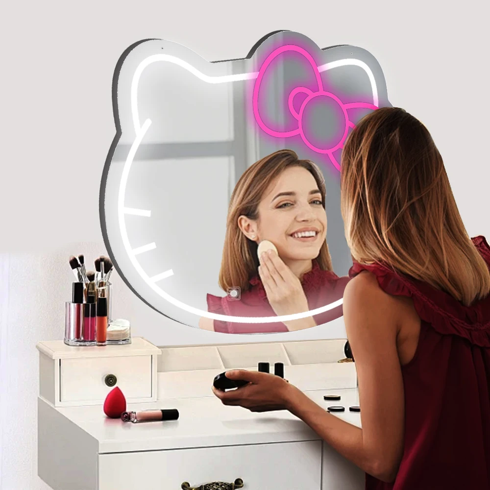 Imagem -05 - Melting Heart Led Neon Sign para Meninas Decor Light Usb Powered Quarto Café Roupas Loja Espelho 38x36cm