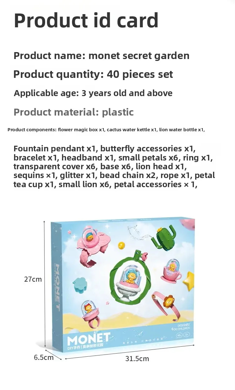 Jewelry Making Kit, Ring Pendant Handmade Craft Kits, Toy Set for Creative Craft Activities,Kids Girls Children