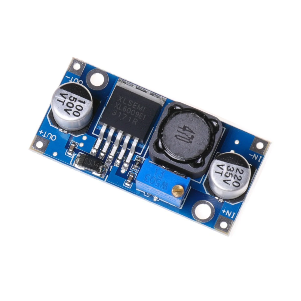 3 Pcs XL6009 DC-DC Booster Power Supply Module 4A 5V~35V Adjustable Output Super Than LM2577 Step-up Power Module 94% Efficiency