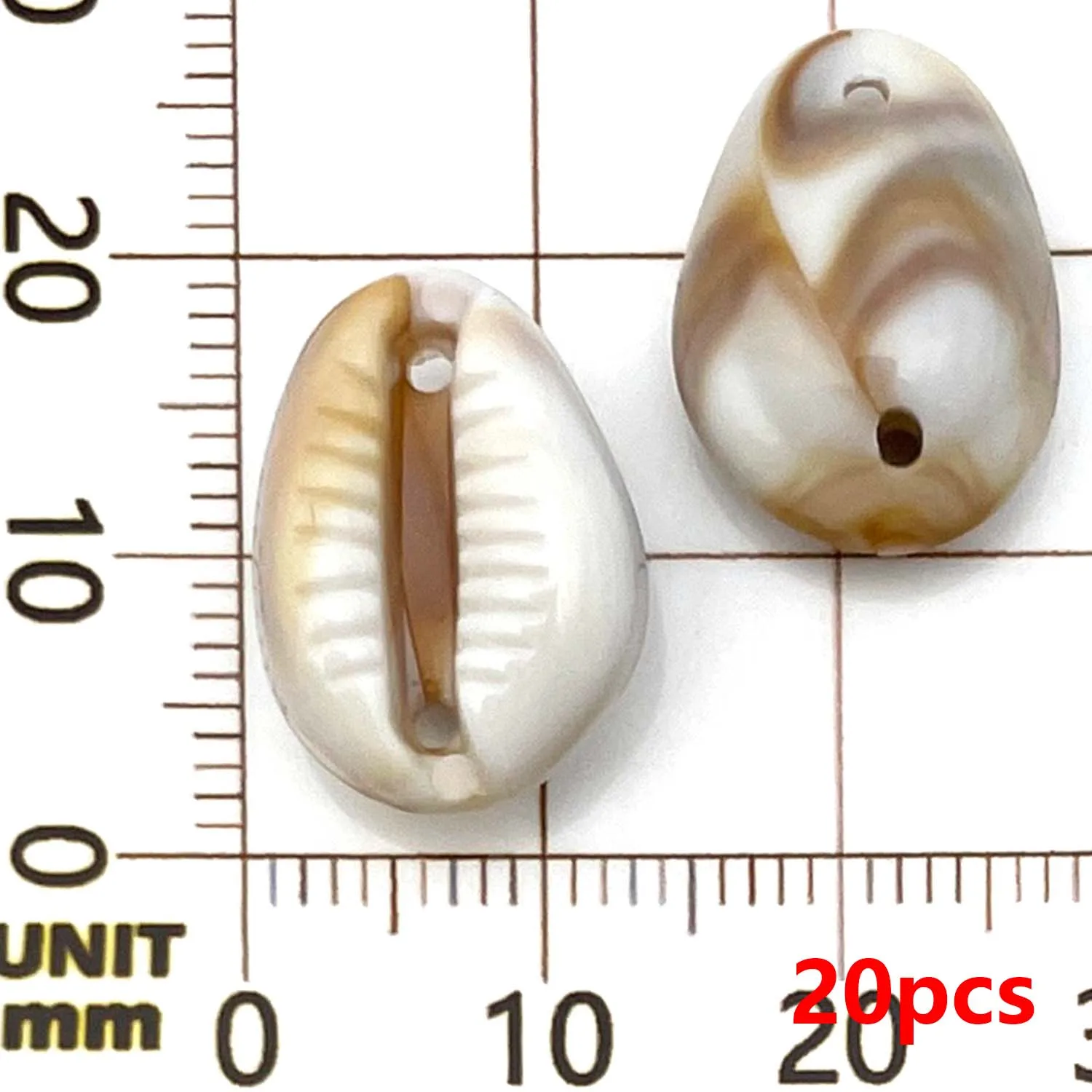 20/24pcs Acrylic Shell & Starfish Charms for DIY