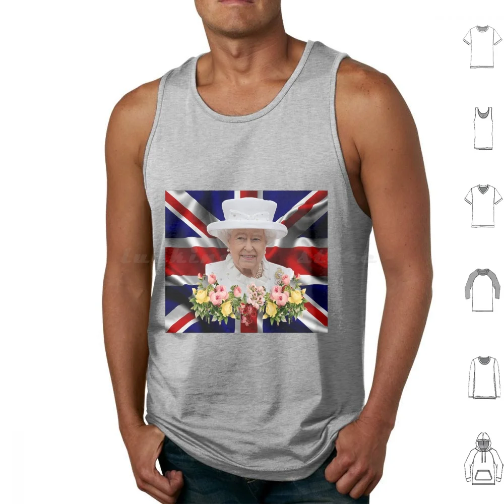 ياس كوين تانك القمم سترة بلا أكمام إليزابيث خط إليزابيث خط خريطة إليزابيث لاين لندن الملكة إليزابيث خط إليزابيث #1