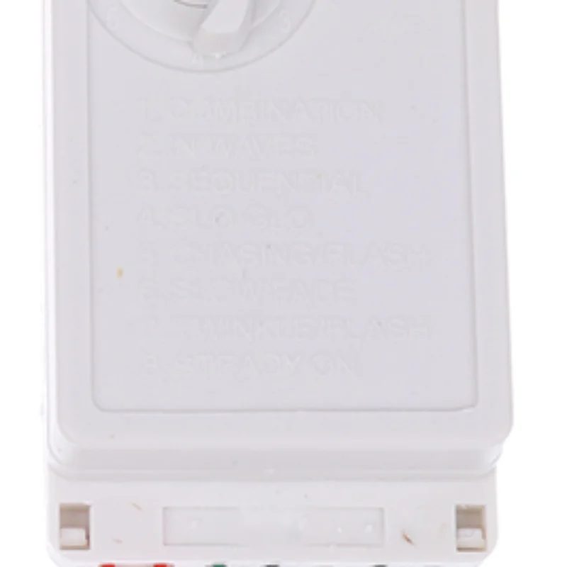 LED String Dimmer EK-04 2/4-Way 8 Function Knob/Solder-Free Type Push Button Type Light Adjustment Controller