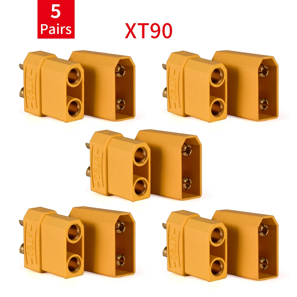 9IMOD 5/10pairs XT60 XT30 XT90 T-stecker Männlich Weiblich Rundsteckverbinder Amass XT30U XT60H XT90 T Stecker Deans für RC Lipo Batterie