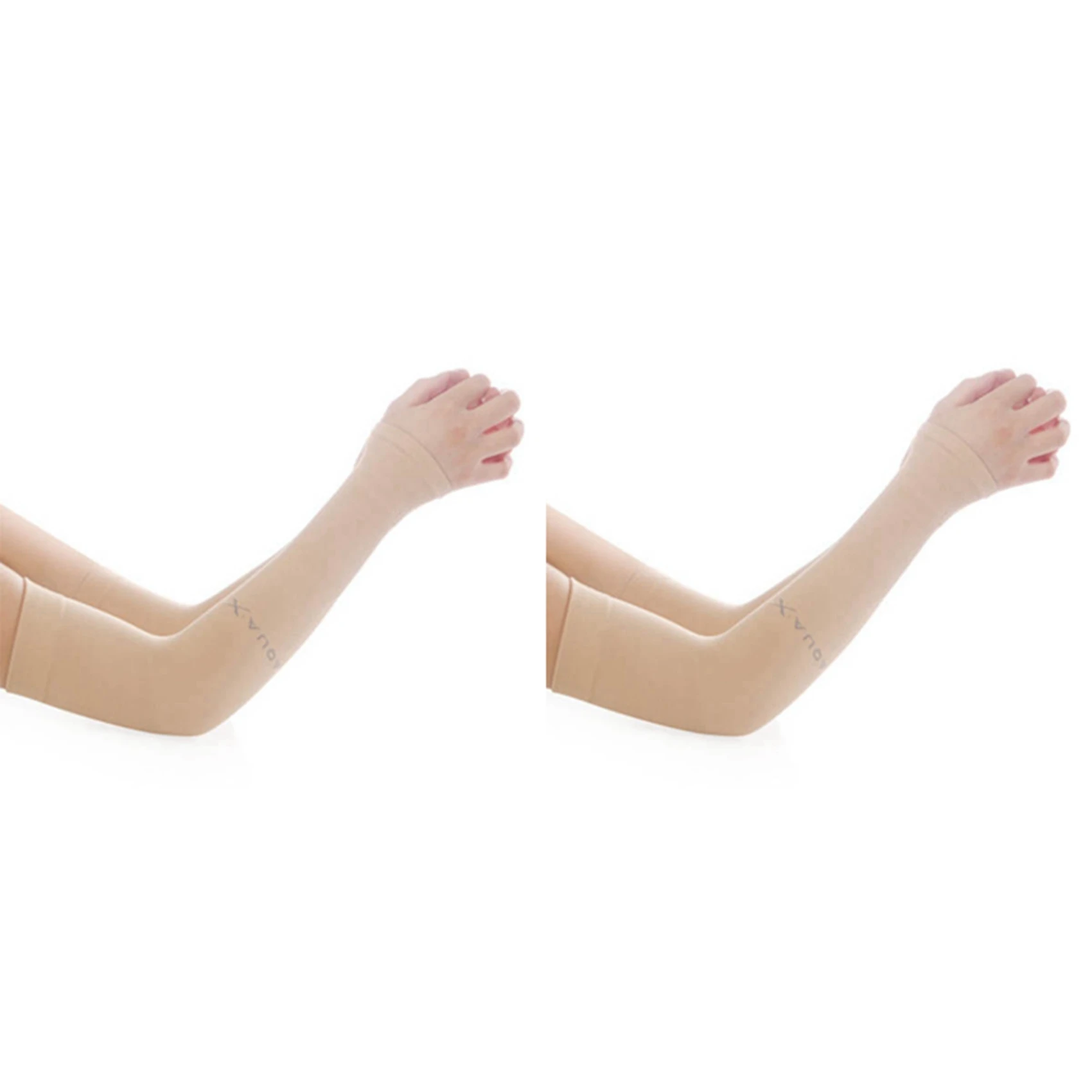 ABJM-2 pares de mangas refrescantes para brazos unisex, mangas de protección UV para brazos para hombres y mujeres, para correr, ciclismo, senderismo, golf (piel)