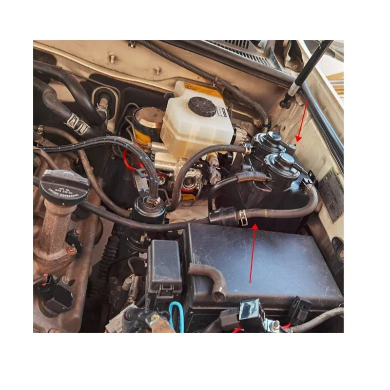 For Toyota Prado LC120 LC150 Double Fuel Tank Enlarged Carbon Canister