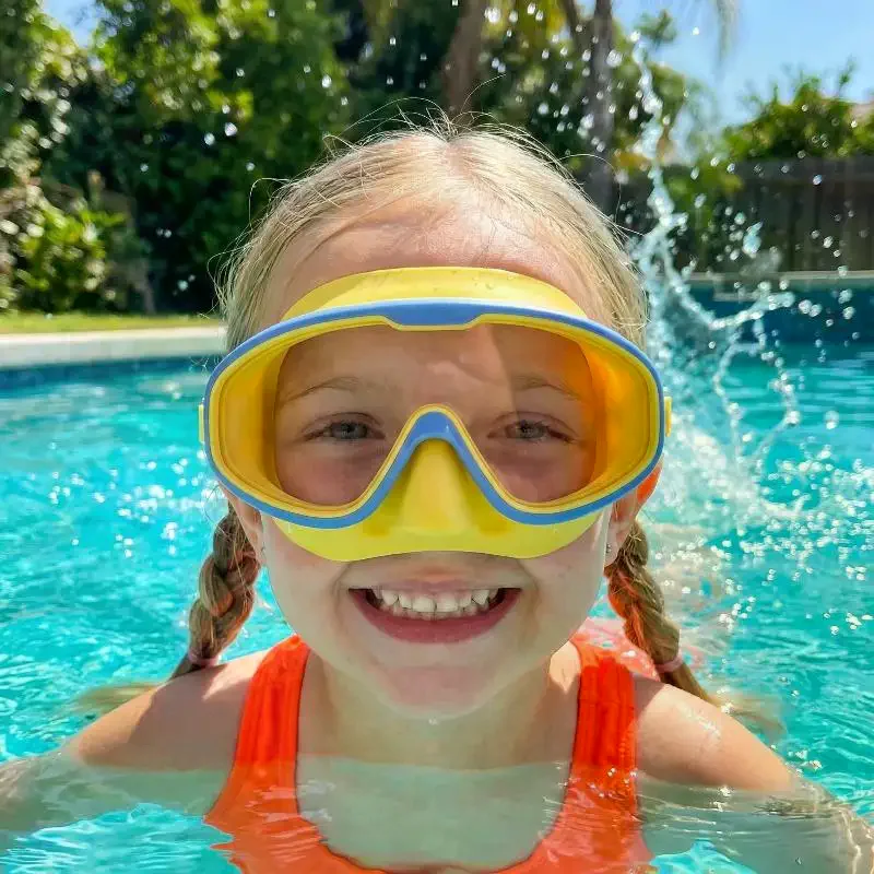 

Kids Swimming Goggles Large Frame Anti Fog Waterproof for Boys Girls Clear HD View Pool Eyewear Swimming Training